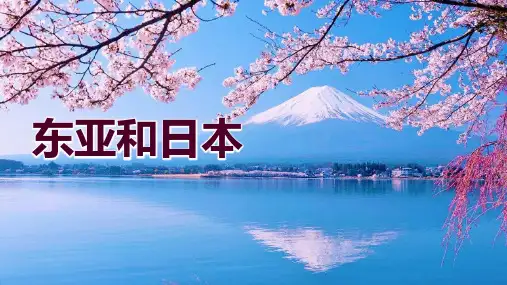 高考地理一轮复习 课件 东亚和日本