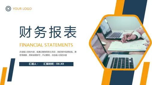 财务报表分析报告PPT模板