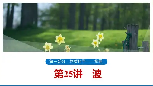 浙江地区中考一轮复习科学课件- 波