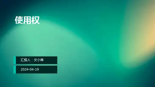 使用权.pptx