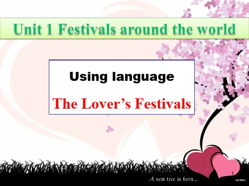 范文英语必修三Unit1小阅读 A sad love story.ppt