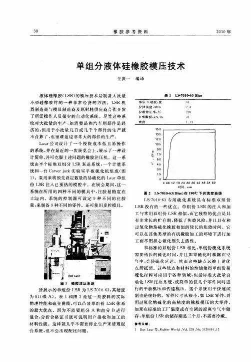 单组分液体硅橡胶模压技术