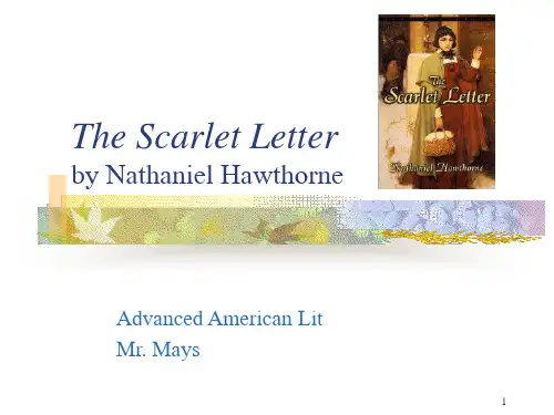 美国文学红字TheScarletLetter优秀课件
