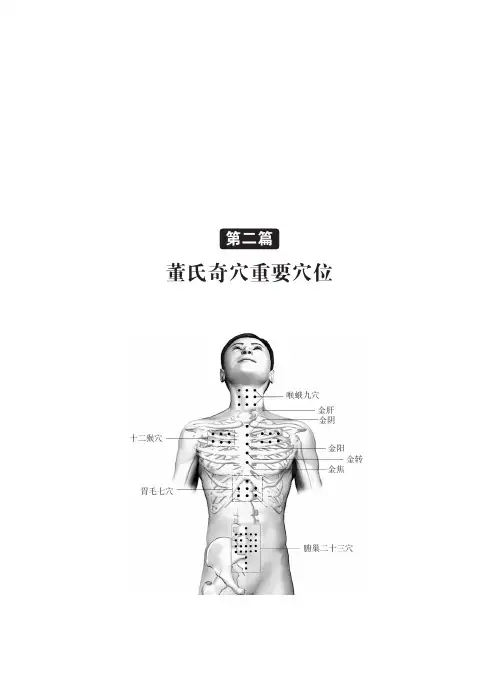 董氏奇穴与十四经穴临证治验第二篇董氏奇穴重要穴位第一章一一部位(手指部位)