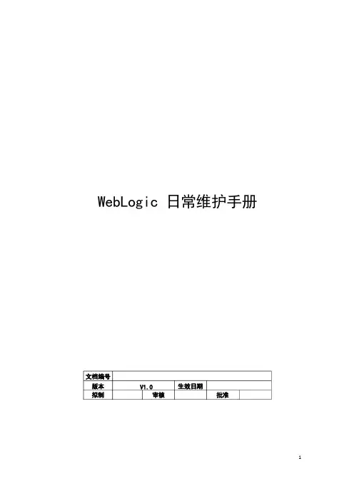 中间件安装部署规范
