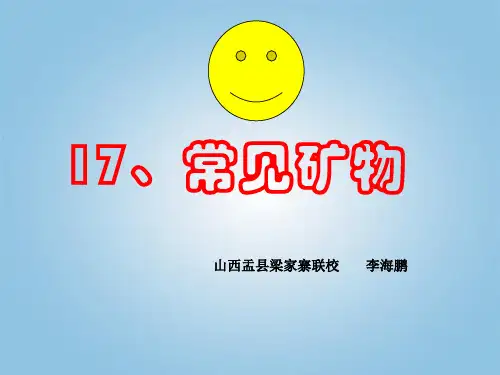 17常见矿物