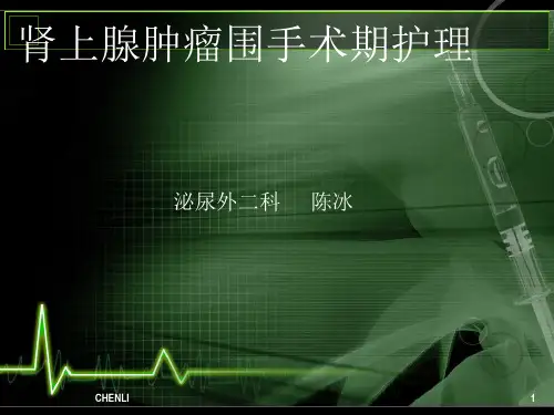 肾上腺肿瘤围手术期护理PPT课件