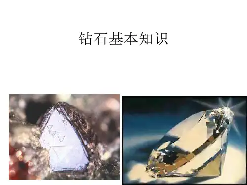 关于钻石的基本知识(ppt 47页)