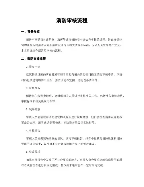 消防审核流程