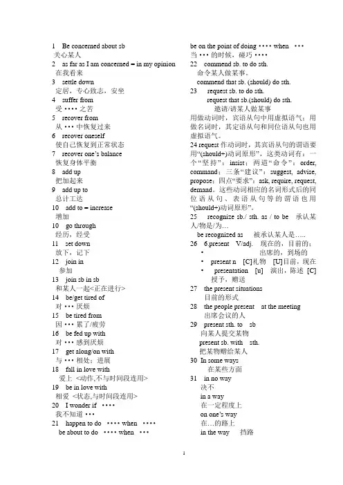 2012高考英语必备词组[1]