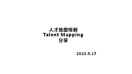 人才Mapping