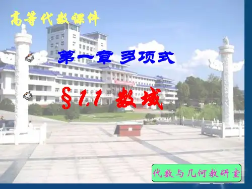 高等代数§1