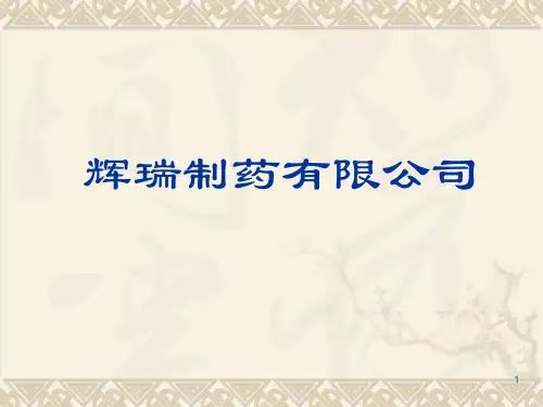拜访培训资料(辉瑞制药)ppt课件