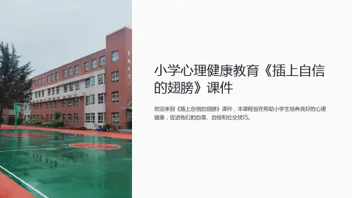 小学心理健康教育《插上自信的翅膀》课件