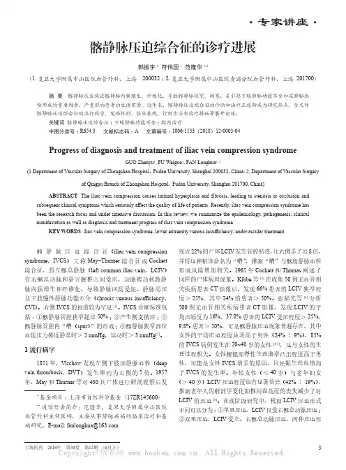 髂静脉压迫综合征的诊疗进展 