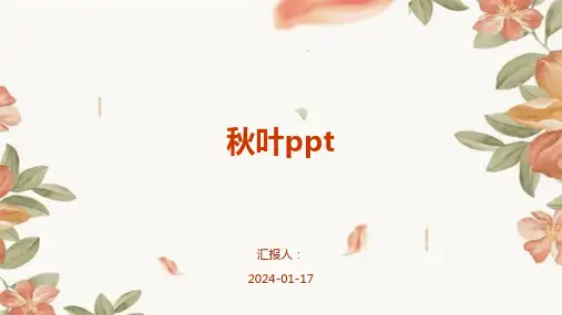 秋叶ppt