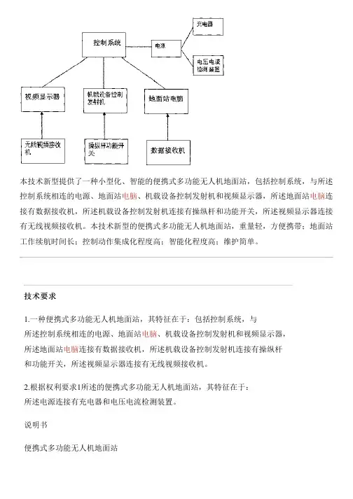 便携式多功能无人机地面站的制作流程