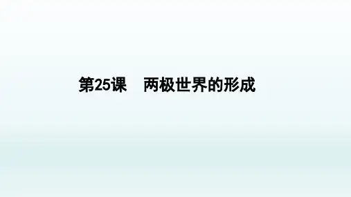 人教版必修一 第25课 两极世界的形成