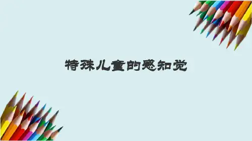 特殊儿童的感知觉—学习障碍儿童的感知觉(心理学课件)