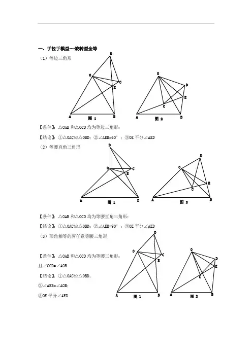 初中数学九大几何模型-2