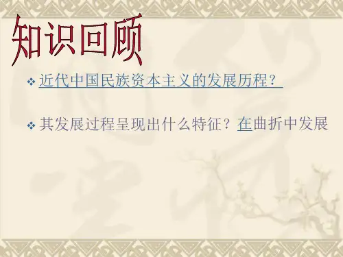 近代中国民族资本主义的历史命运课件公开课精选 课件