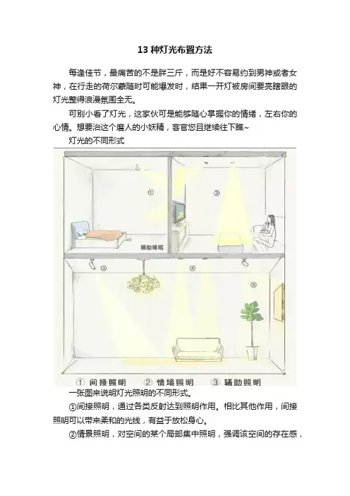 13种灯光布置方法