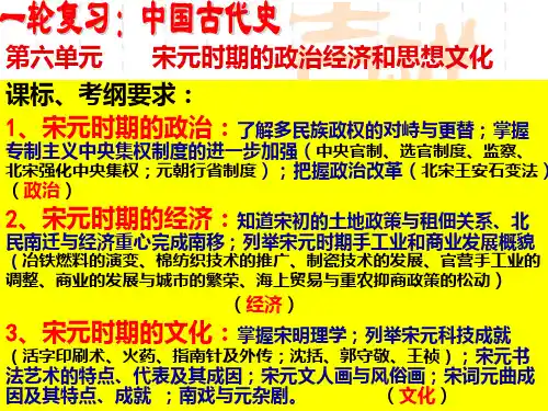 宋元时期的政治PPT课件