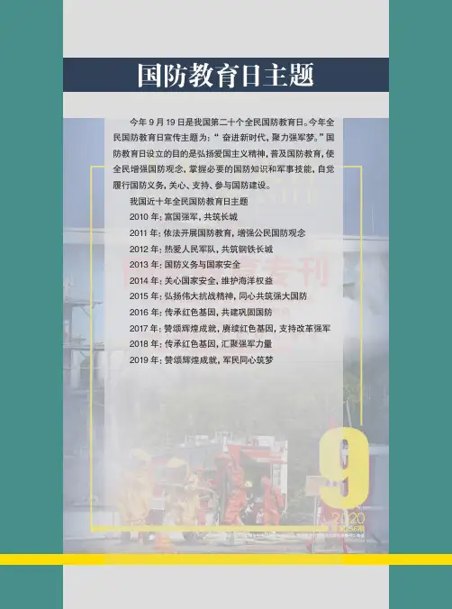国防教育日主题