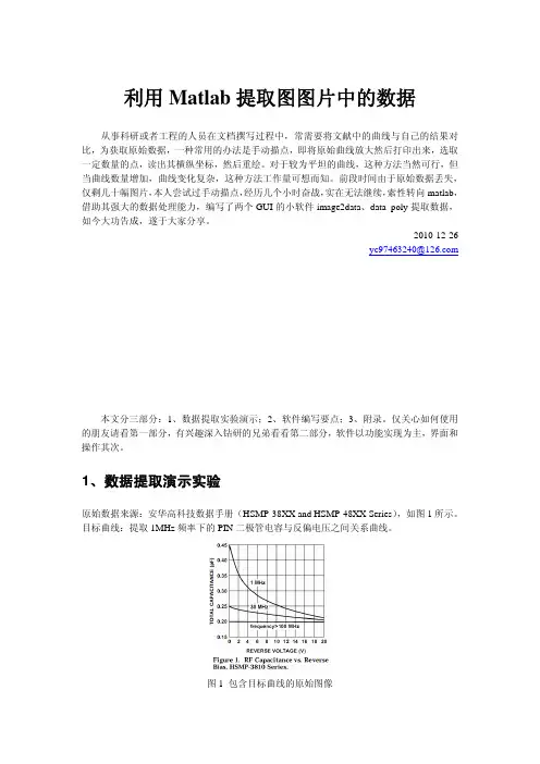 利用matlab提取图片中的曲线数据