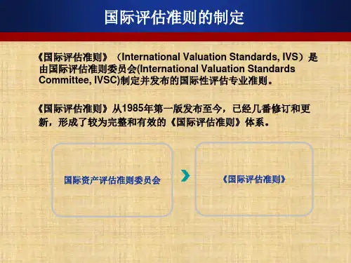 第13章  国际评估准则