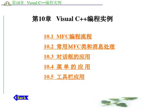 VC++6.0 MFC编程实例
