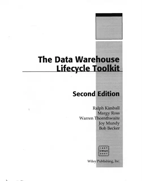 The Data Warehouse ETL Toolkit 2nd