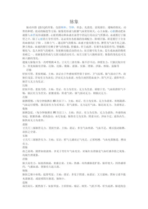 脉象——精选推荐