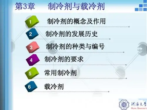 第3章制冷剂与载冷剂