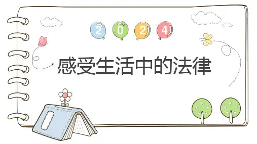 1 感受生活中的法律  课件-道德与法治六年级上册统编版