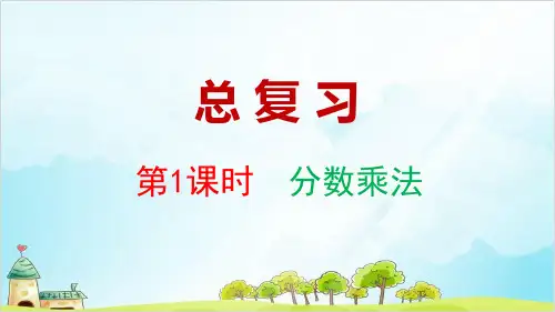六年级上册数学总复习 分数乘法 西师大版优秀PPT 课件 