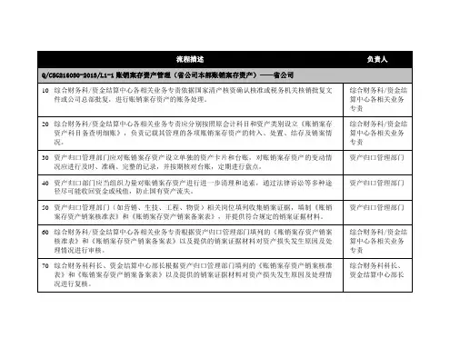某电网公司-0-3L1账销案存资产管理——省公司(001)(模板)