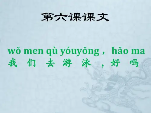 对外汉语教学课件教案PPT