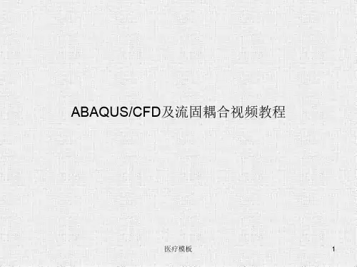 abaqus FSI流固耦合教程(模板参考)