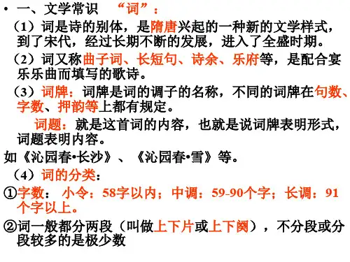 《沁园春·长沙》课件-(共26张PPT)