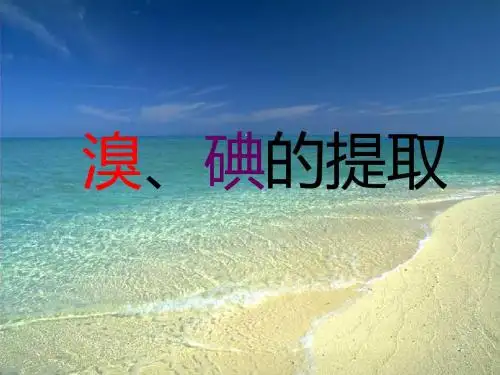 高一化学课件：溴、碘的提取 (共20张PPT)