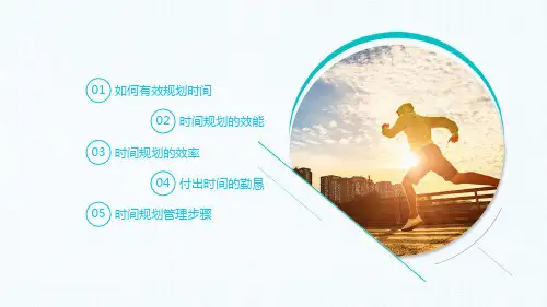 如何做好时间规划职场时间规划管理培训内容PPT演示