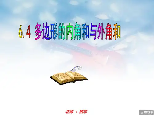 6.4多边形的内角和与外角和精美课件