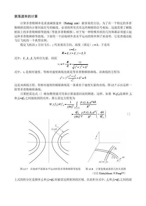 雷达--地物回波系统分析
