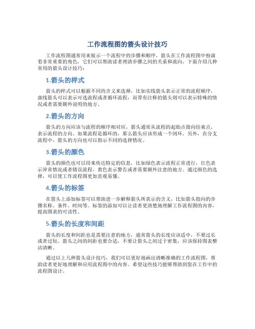 工作流程图怎么画箭头