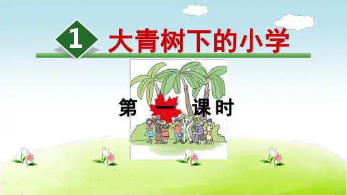 大青树下的小学(完美版)(课堂PPT)