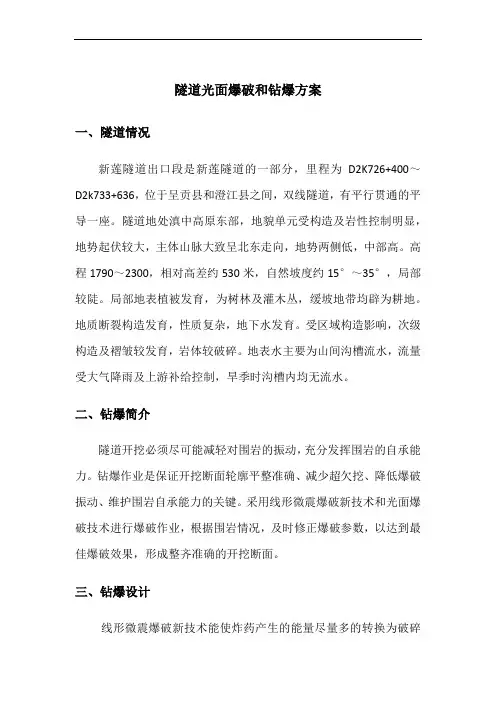 隧道钻爆方案(新)