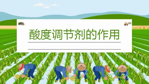 食品添加剂应用技术：酸度调节剂的作用