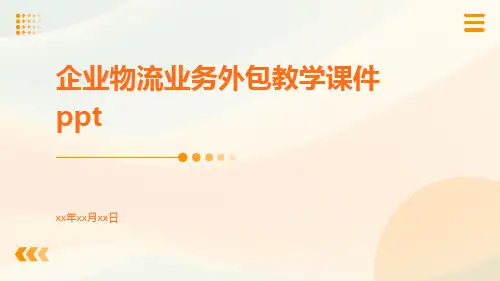 企业物流业务外包教学课件ppt