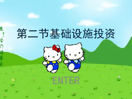财政学第五版第二节基础设施投资